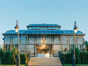 Metal And Glass Greenhouse